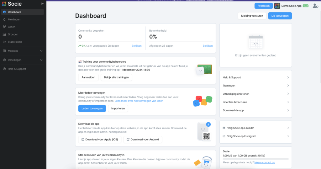 Socie Dashboard